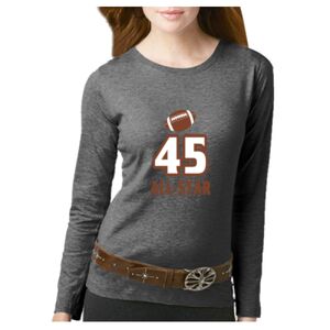 Women's Long Sleeve Premium Jersey Tee Thumbnail