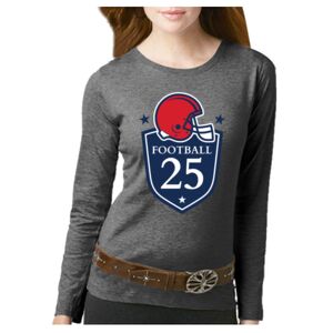Women's Long Sleeve Premium Jersey Tee Thumbnail