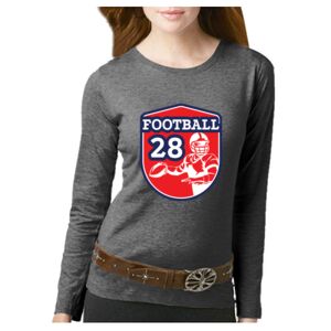 Women's Long Sleeve Premium Jersey Tee Thumbnail