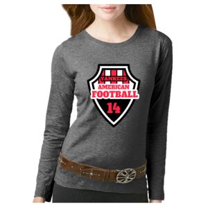 Women's Long Sleeve Premium Jersey Tee Thumbnail
