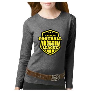 Women's Long Sleeve Premium Jersey Tee Thumbnail