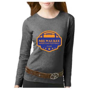 Women's Long Sleeve Premium Jersey Tee Thumbnail