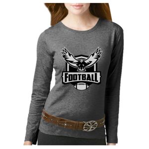 Women's Long Sleeve Premium Jersey Tee Thumbnail