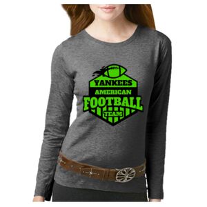 Women's Long Sleeve Premium Jersey Tee Thumbnail