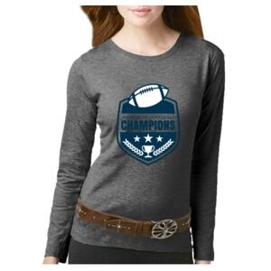 Women's Long Sleeve Premium Jersey Tee Thumbnail