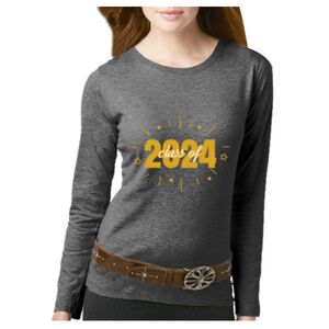 Women's Long Sleeve Premium Jersey Tee Thumbnail
