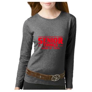 Women's Long Sleeve Premium Jersey Tee Thumbnail