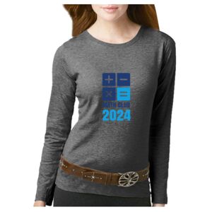 Women's Long Sleeve Premium Jersey Tee Thumbnail