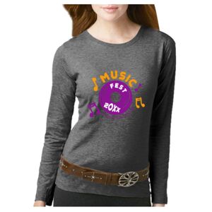 Women's Long Sleeve Premium Jersey Tee Thumbnail