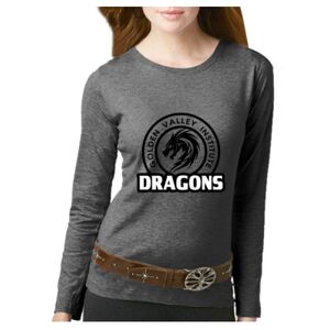 Women's Long Sleeve Premium Jersey Tee Thumbnail