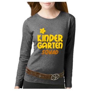 Women's Long Sleeve Premium Jersey Tee Thumbnail