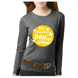 Women's Long Sleeve Premium Jersey Tee Thumbnail