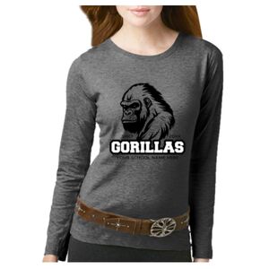 Women's Long Sleeve Premium Jersey Tee Thumbnail