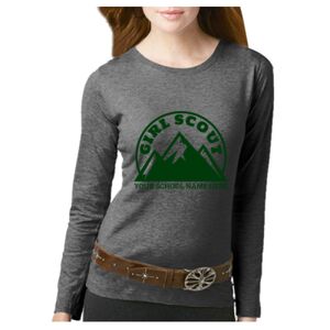 Women's Long Sleeve Premium Jersey Tee Thumbnail