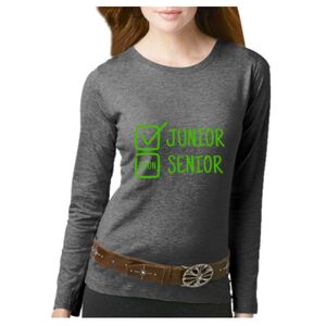 Women's Long Sleeve Premium Jersey Tee Thumbnail