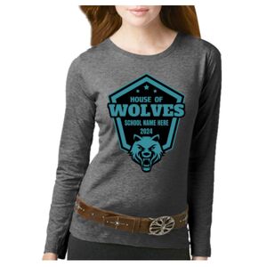 Women's Long Sleeve Premium Jersey Tee Thumbnail