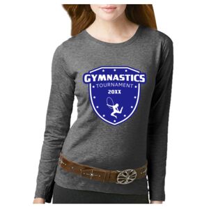 Women's Long Sleeve Premium Jersey Tee Thumbnail
