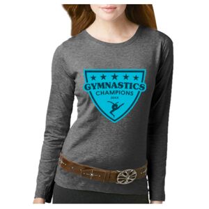 Women's Long Sleeve Premium Jersey Tee Thumbnail