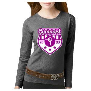 Women's Long Sleeve Premium Jersey Tee Thumbnail