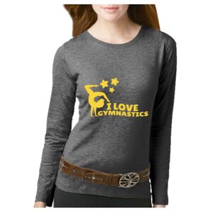 Women's Long Sleeve Premium Jersey Tee Thumbnail