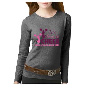 Women's Long Sleeve Premium Jersey Tee Thumbnail
