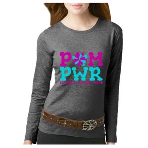 Women's Long Sleeve Premium Jersey Tee Thumbnail