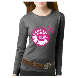 Women's Long Sleeve Premium Jersey Tee Thumbnail
