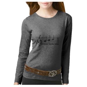 Women's Long Sleeve Premium Jersey Tee Thumbnail