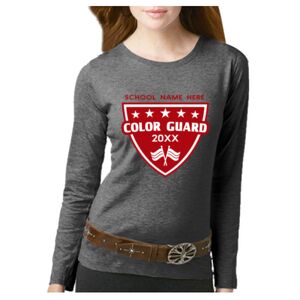 Women's Long Sleeve Premium Jersey Tee Thumbnail