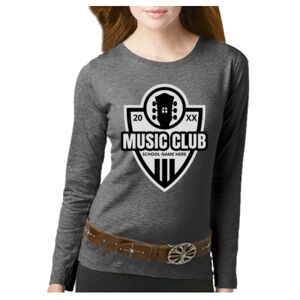Women's Long Sleeve Premium Jersey Tee Thumbnail