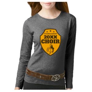 Women's Long Sleeve Premium Jersey Tee Thumbnail