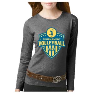 Women's Long Sleeve Premium Jersey Tee Thumbnail
