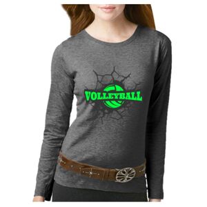 Women's Long Sleeve Premium Jersey Tee Thumbnail