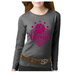 Women's Long Sleeve Premium Jersey Tee Thumbnail