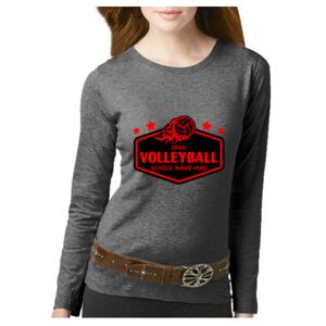 Women's Long Sleeve Premium Jersey Tee Thumbnail