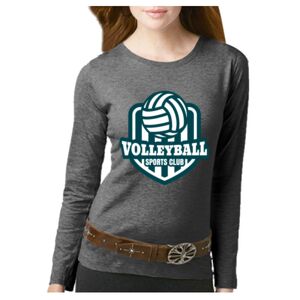 Women's Long Sleeve Premium Jersey Tee Thumbnail