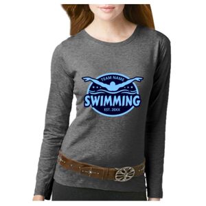 Women's Long Sleeve Premium Jersey Tee Thumbnail
