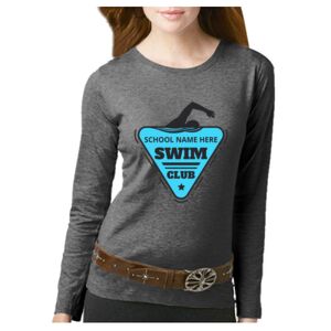 Women's Long Sleeve Premium Jersey Tee Thumbnail