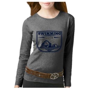 Women's Long Sleeve Premium Jersey Tee Thumbnail