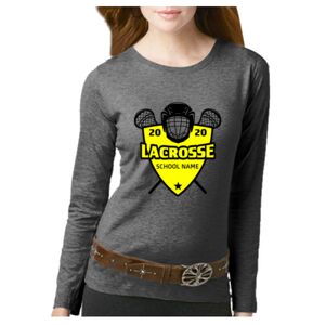 Women's Long Sleeve Premium Jersey Tee Thumbnail