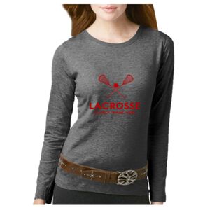 Women's Long Sleeve Premium Jersey Tee Thumbnail