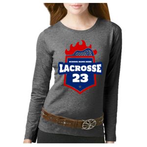 Women's Long Sleeve Premium Jersey Tee Thumbnail