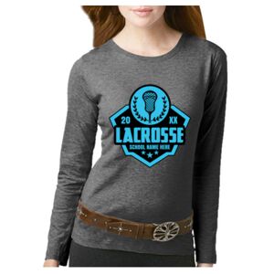 Women's Long Sleeve Premium Jersey Tee Thumbnail