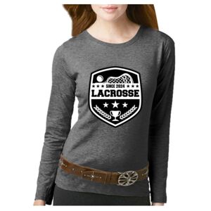 Women's Long Sleeve Premium Jersey Tee Thumbnail