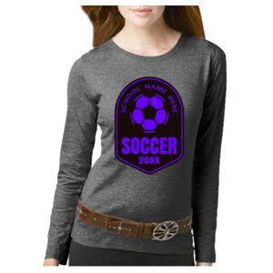 Women's Long Sleeve Premium Jersey Tee Thumbnail