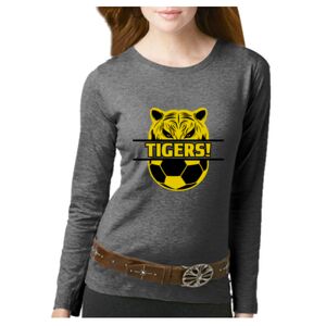 Women's Long Sleeve Premium Jersey Tee Thumbnail