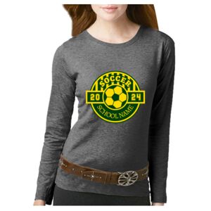 Women's Long Sleeve Premium Jersey Tee Thumbnail