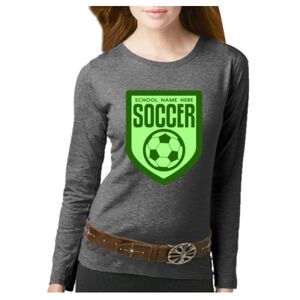 Women's Long Sleeve Premium Jersey Tee Thumbnail