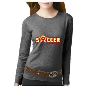 Women's Long Sleeve Premium Jersey Tee Thumbnail
