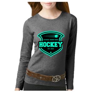 Women's Long Sleeve Premium Jersey Tee Thumbnail